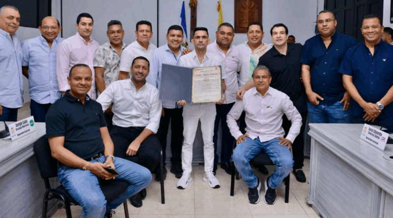 Iván Zuleta recibió Nota de Estilo del Concejo de Valledupar por su aporte a la música vallenato