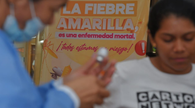Refuerzan llamado a la vacunación contra la fiebre amarilla ante alta movilidad por Semana Santa