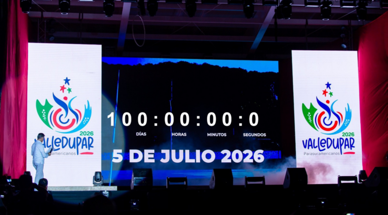 Valledupar se acerca a los Juegos Parasuramericanos 2026 con acto de cuenta regresiva