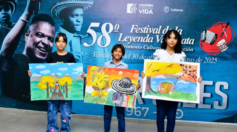 Abiertas inscripciones para concurso infantil de pintura inspirado en el Festival Vallenato