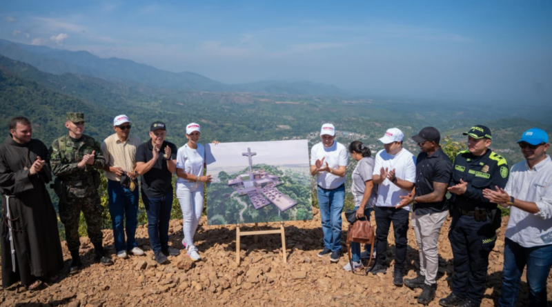 Inician construcción del Mirador Turístico, Religioso y Cultural del Cerro de la Cruz en Manaure