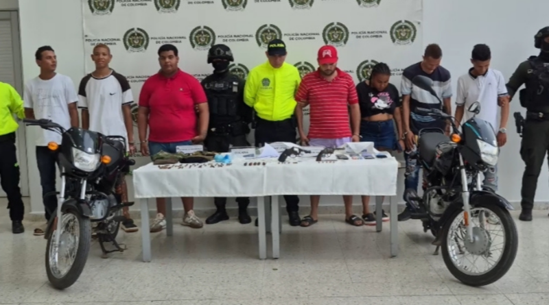 Desarticulan banda dedicada a la extorsión en Valledupar: siete capturados