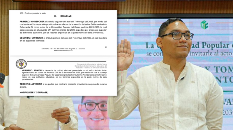 Consejo de Estado mantiene suspendida elección del rector de la UPC por dudas sobre requisito de experiencia en educación superior
