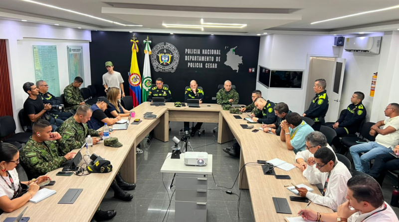 Autoridades instalan PMU en Cesar para garantizar la seguridad durante la jornada del 7 de agosto