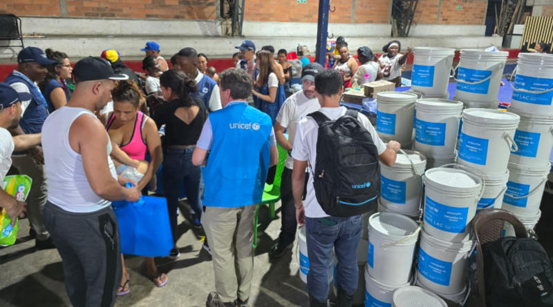 UNICEF despliega ayuda para niños y familias afectadas por el terremoto en Chocó y Buenaventura