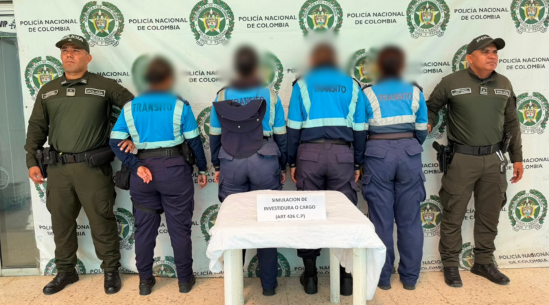 Cuatro capturados por hacerse co pasar por agentes de tránsito en San Martín
