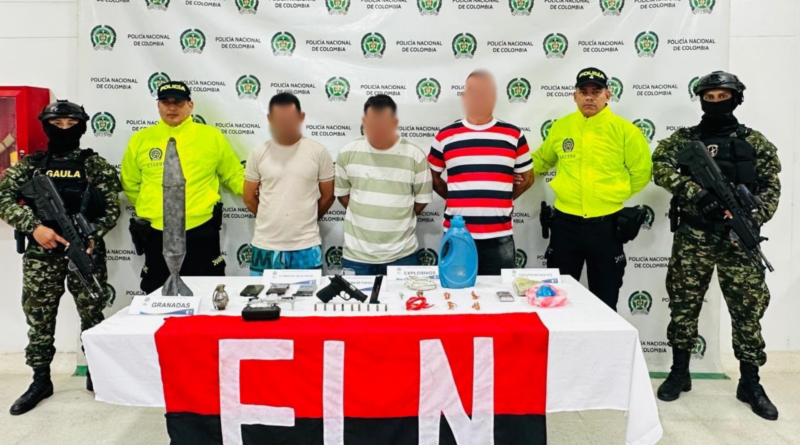 Capturan a tres presuntos responsables de ataques contra estaciones de Policía en el sur del Cesar